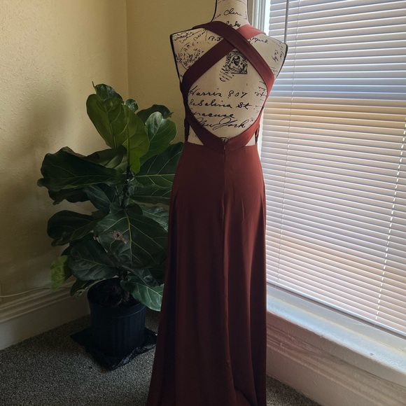 REVELRY Dylan Satin Dress - Picture 4 of 9